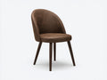 Chaise de salle à manger - Similicuir-Bois - 57 x 52 x 82 cm - Brun vintage-Brun foncé - Style contemporain