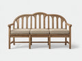 Banc de jardin - Bois - 192 x 64 x 101 cm - Brun naturel-Beige - Style classique