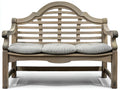 Banc de jardin - Bois - 166 x 65 x 101 cm - Grège-Gris clair - Style rustique